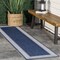 Nuloom Asha Simple Border Indoor/Outdoor Area Rug 2ft x 8ft GBCB02C-208 - alternate 1